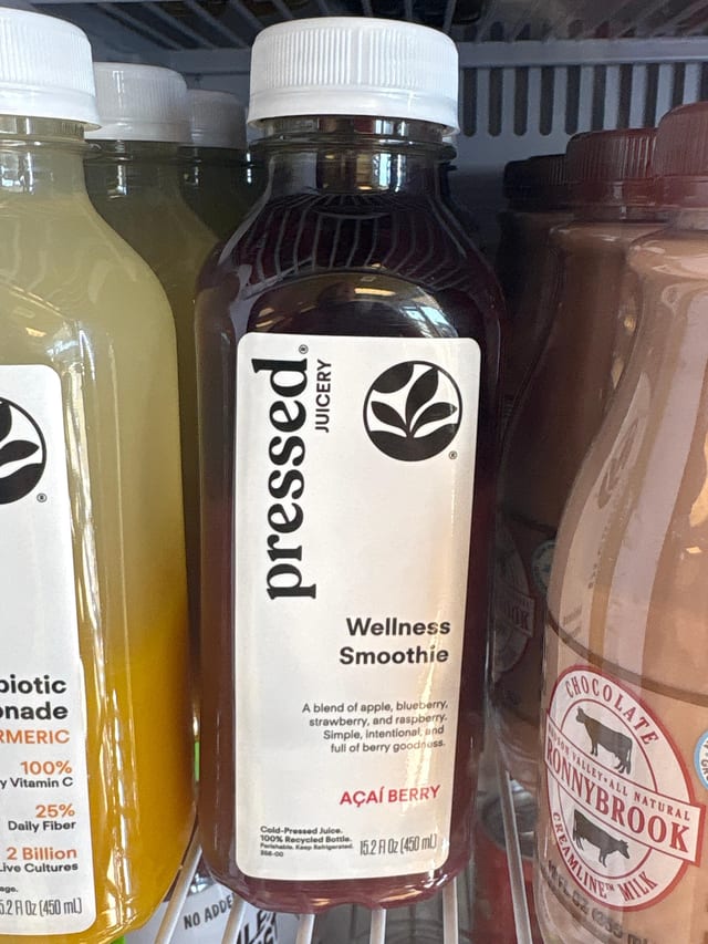 Pressed Juicery Acai Berry.