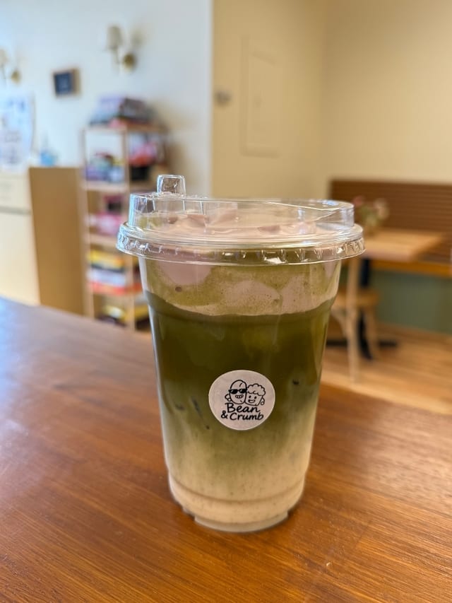 Matcha Blackberry Latte.